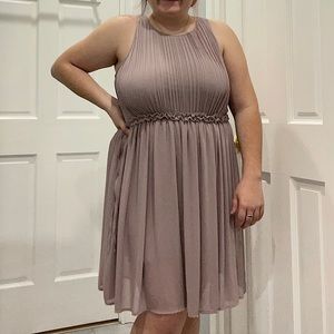Lavender Accordion Dress